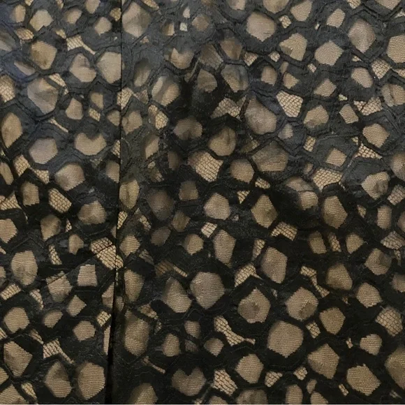 NWT Vera Wang Collection Black Cocktail Coastal Sleeves Dress Size 8 - Picture 8 of 9